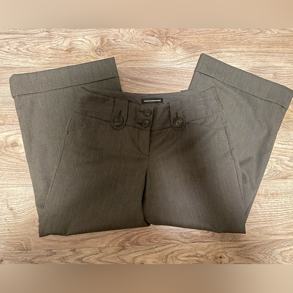 EXPRESS DESIGN Studio Editor Gaucho Pants Brown Size 2 - Picture 6 of 8